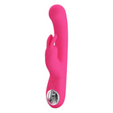 Baile Pretty Love LAMAR Super Soft Silicone Rabbit Vibrator - Pink - Rabbit Vibrators
